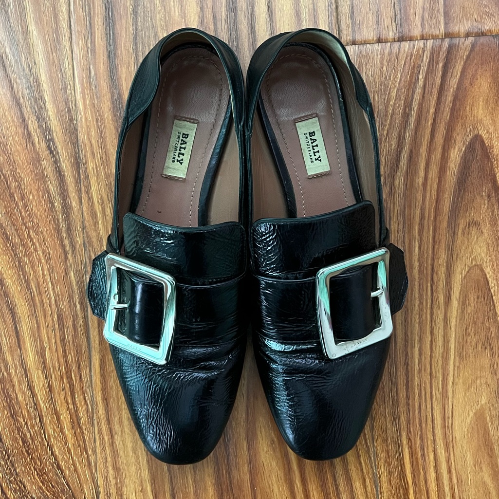 Bally Janelle Leather Loafers - Black - Us5.5 Eu36